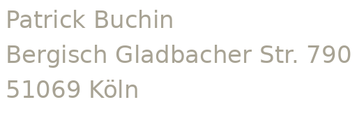 Anschrift